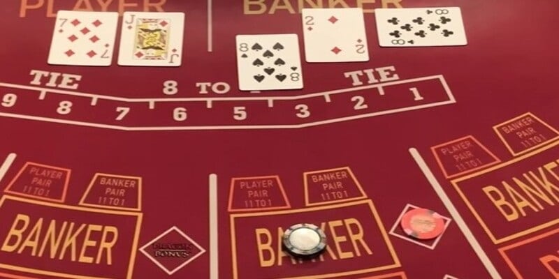 Những trường hợp nào được rút thêm lá bài thứ 3 trong baccarat là gì